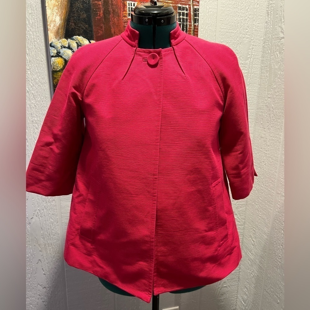 TALBOTS petites size 8P pink blazer jacket